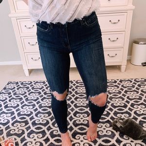 We the free busted knee jeans